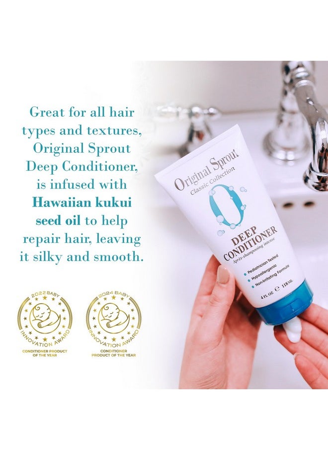 Deep Conditioner For All Hair Types, Vegan Conditioner, 12 Oz. Bottle