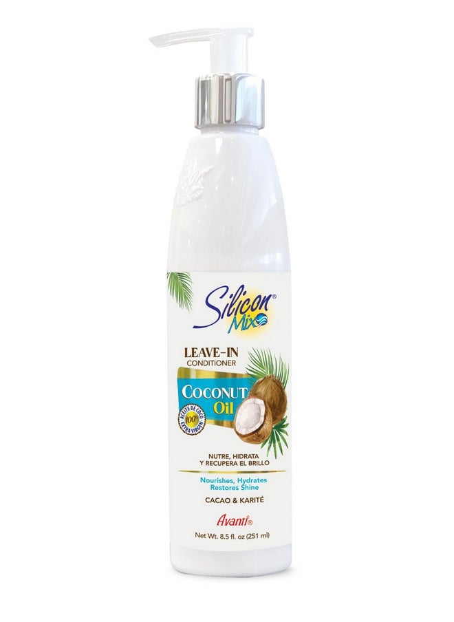 Coconut Oil Nourishing Leave-In Conditioner Mousturizing | With Cocoa And Shea Butter Great For Dry Damaged Hair | 8.5 Oz