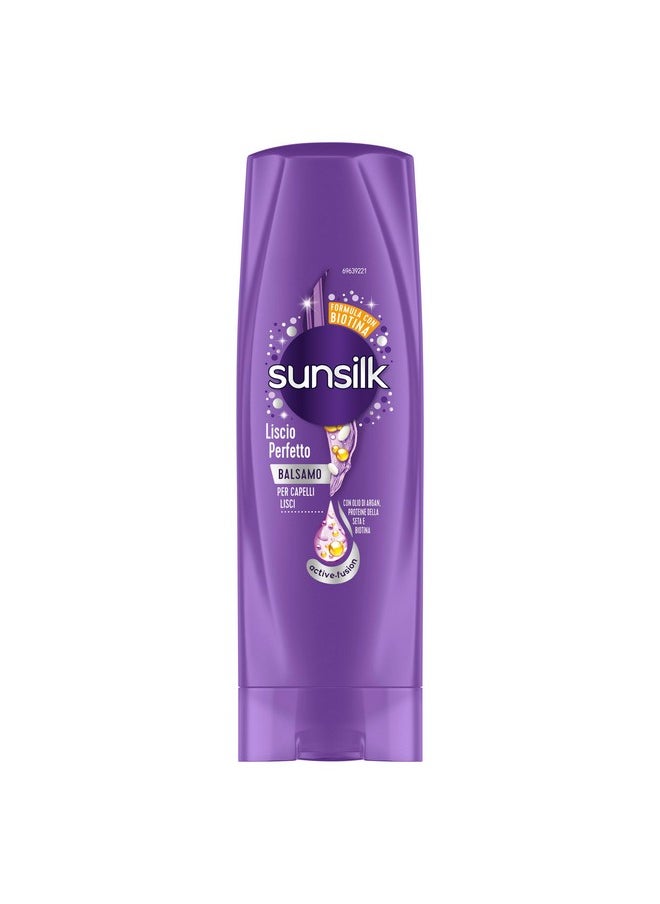 Conditioner Liscio Perfetto For Straight Hair 200 Ml, 6.7 Fl Oz - Made In Italy, Purple