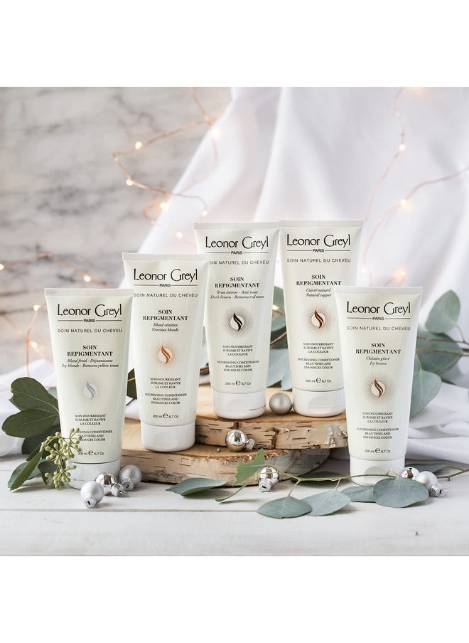 Paris - Soin Repigmentant Natural Copper - Color-Enhancing Hydrating Conditioner - Warms Dark Brown To Copper Tones (6.7Oz)