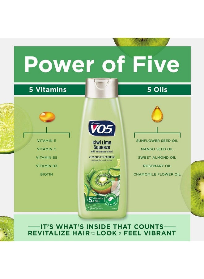 Erto Vo5 Herbal Escapes Kiwi Lime Squeeze Clarifying Conditioner, 12.5 Ounce
