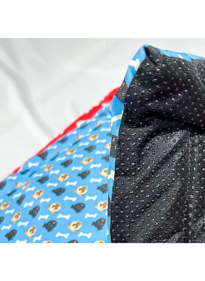 Midwest Dog & Cat Matterss Comfy Medium Size Bed Soft, Light, Quirky Prints Suitable for Small Breed & Medium Size Dogs | Length 34 Inch(86 CM) * Width 22 Inch(57 CM)