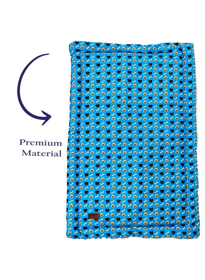 Midwest Dog & Cat Matterss Comfy Medium Size Bed Soft, Light, Quirky Prints Suitable for Small Breed & Medium Size Dogs | Length 34 Inch(86 CM) * Width 22 Inch(57 CM)