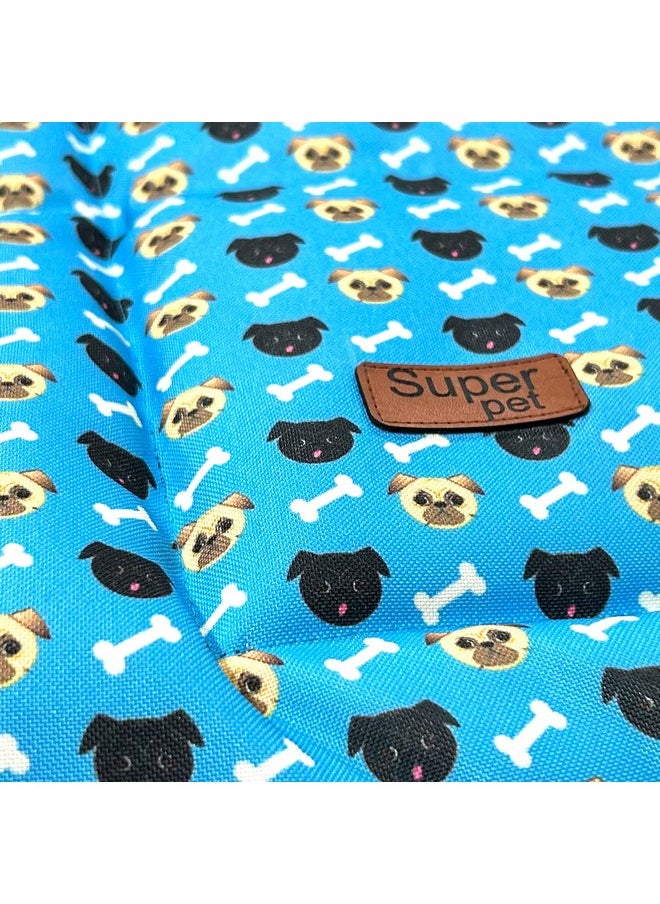 Midwest Dog & Cat Matterss Comfy Medium Size Bed Soft, Light, Quirky Prints Suitable for Small Breed & Medium Size Dogs | Length 34 Inch(86 CM) * Width 22 Inch(57 CM)