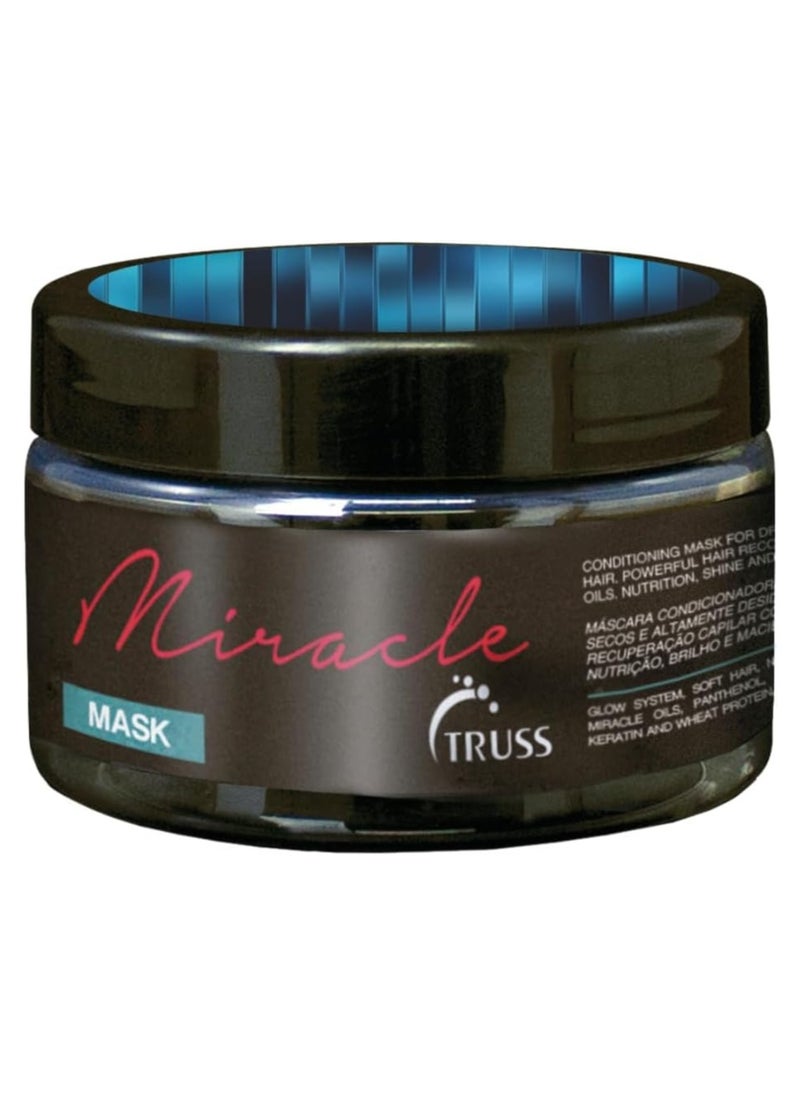 TRUSS Professional Miracle Mask - Hydrating Hair Mask + Full Protein Hair Treatment for Frizz Control, Deep Moisture and Damage Repair