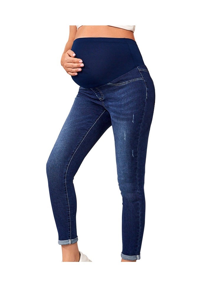 Maternity Jeans, High Waist and Belly Support