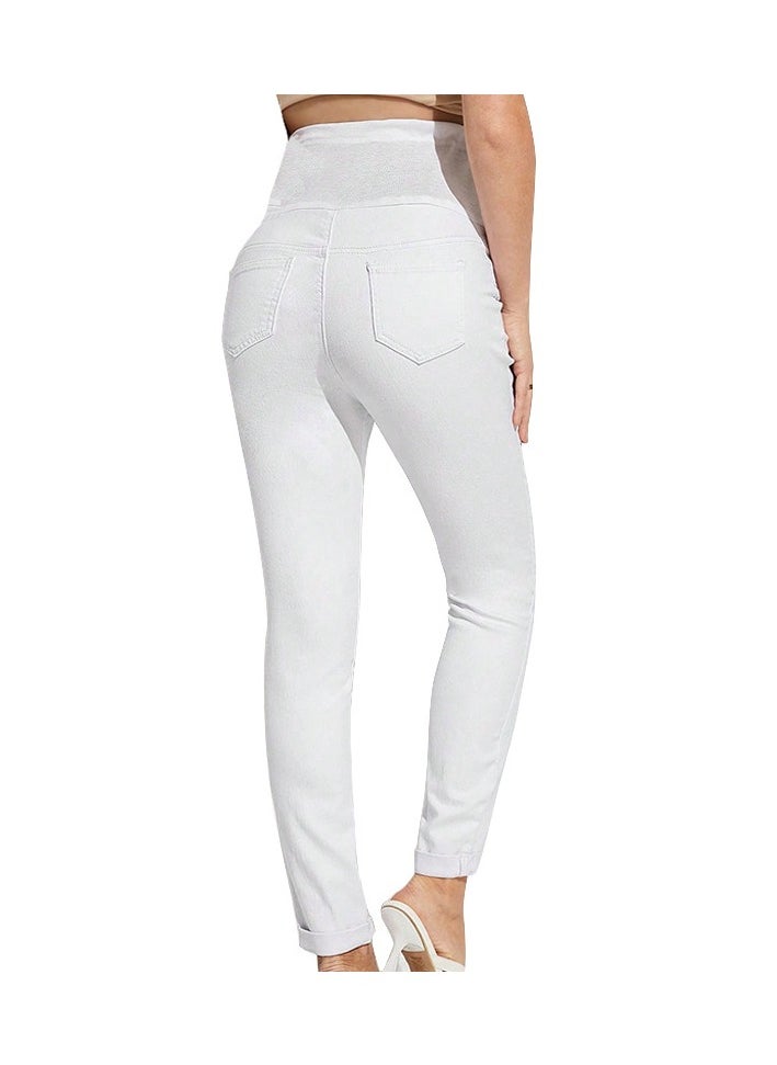 Maternity Jeans, High Waist and Belly Support