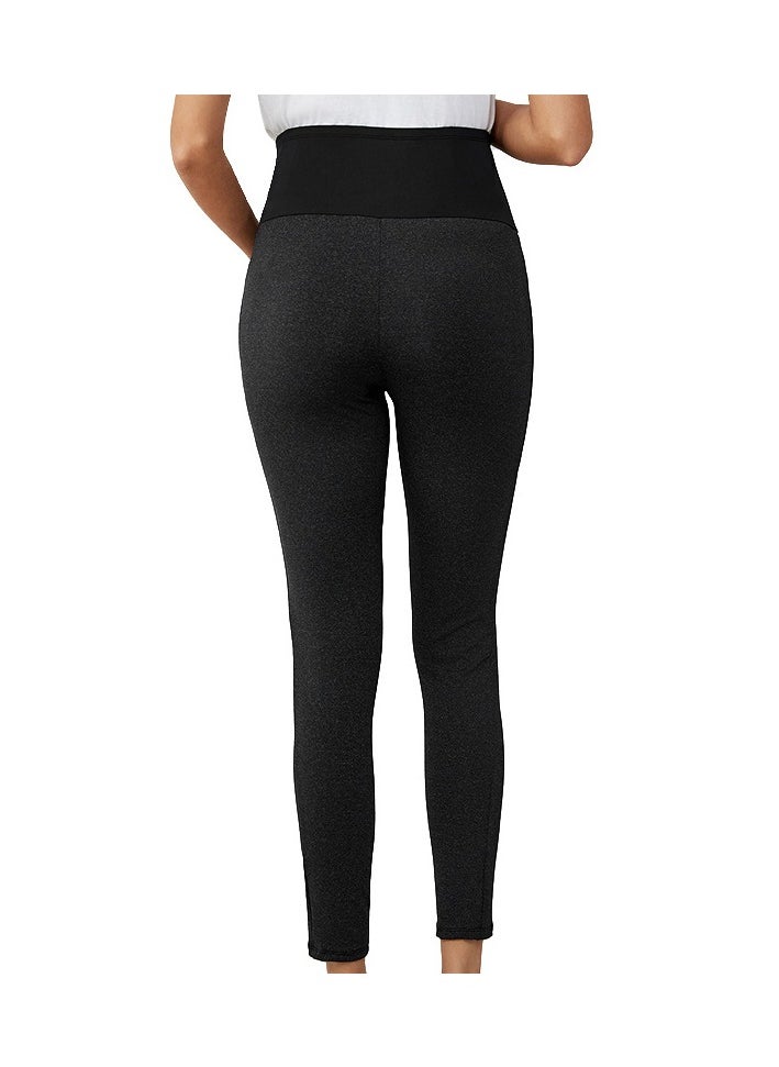 3-PACK Maternity Leggings，Workout Activewear Yoga Pregnancy Pants over the Belly Buttery Soft