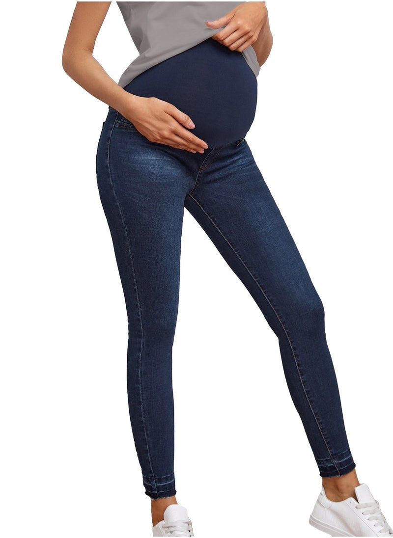 Maternity Jeans, High Waist and Belly Support