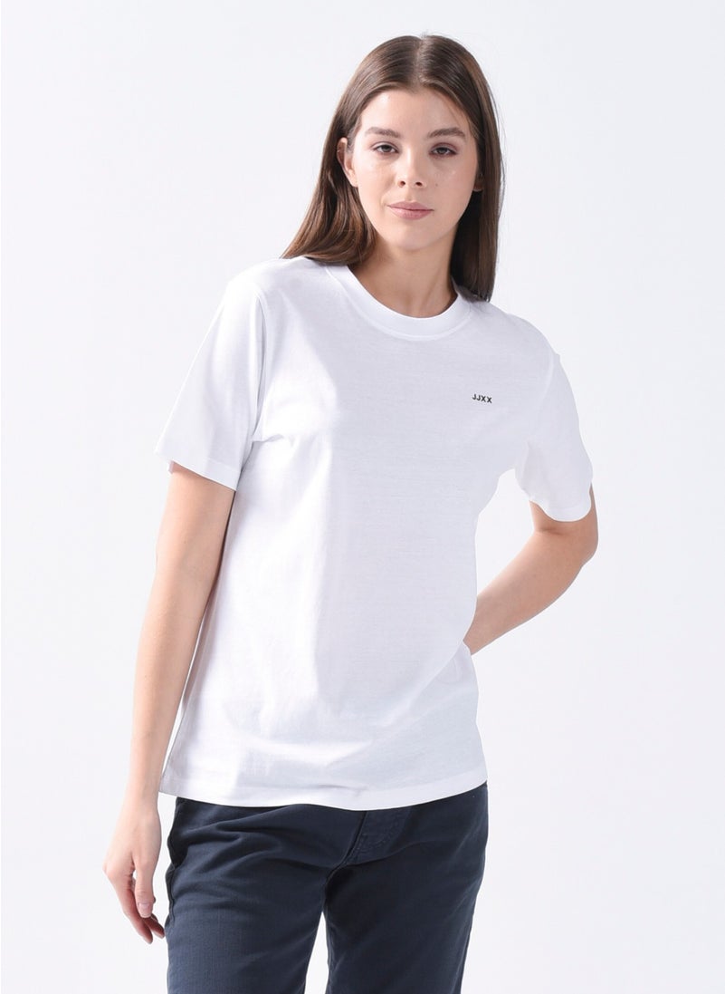 Jxanna Women's White T-Shirt 12206974-Brightwhite