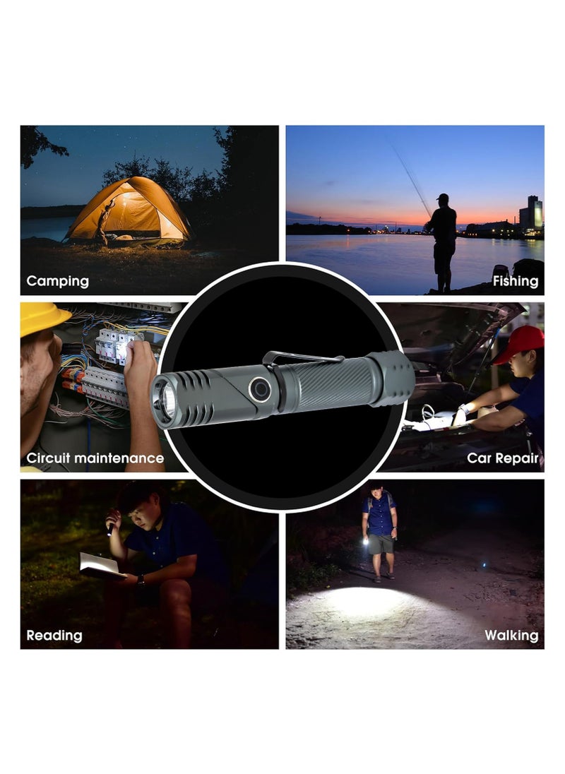 Toby's Torch -45 Rechargeable LED Bright powerful Torch Light- High strength Aluminum Alloy and long Lasting battery life