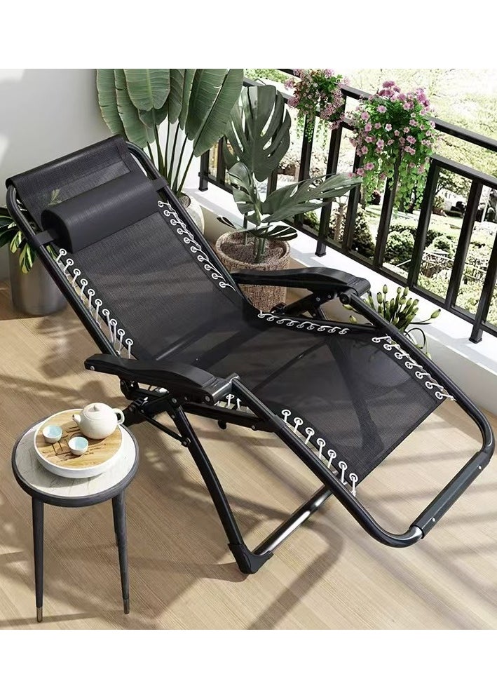 Leisure Home Lounge Chair, Office Nap Folding Bed, Suitable for Courtyard Camping Beach