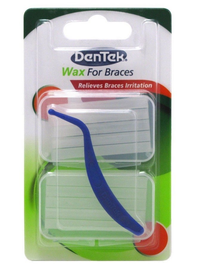 Ortho Flosser (2 Packs Of 30), & Dentek Wax For Braces