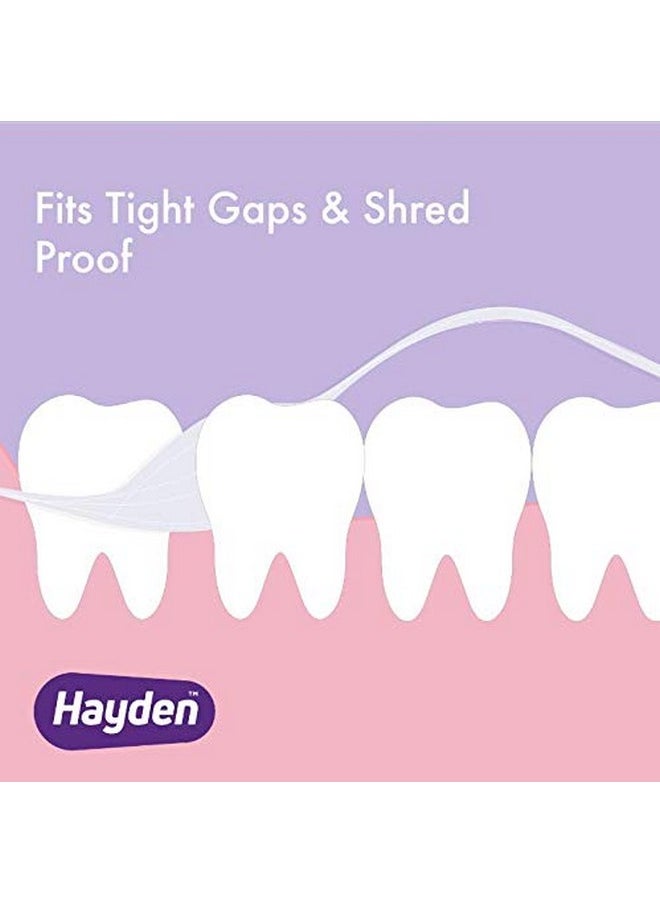 Expanding Dental Floss | 6 Pack | Polar Mint Woven Floss With Anti Tartar Actives For Gentle Care | 180 Yards