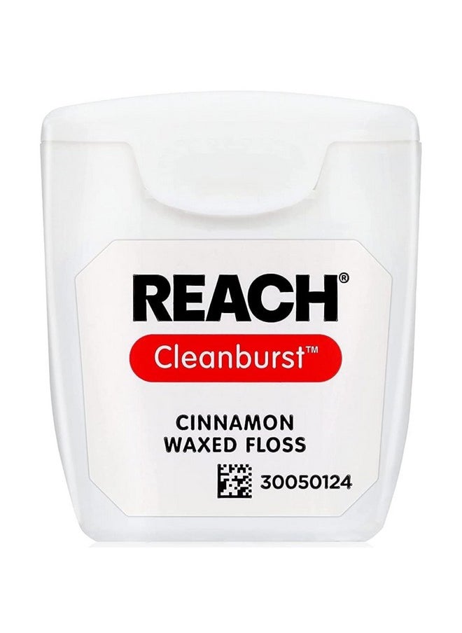 Cleanburst Waxed Floss Cinnamon 55 Yards (Pack Of 12)