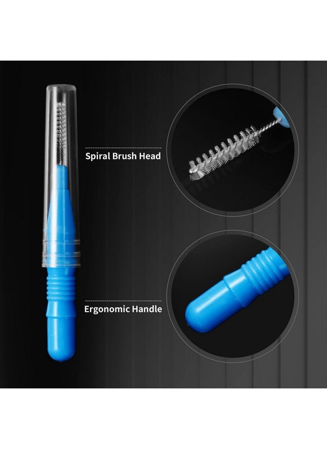 50 Pcs Interdental Brushes Floss Brush Braces Brush For Cleaner Interdental Brushes Between Teeth, Dental Brush Picks Flosser Tooth Cleaning Tool Mixed Sizes