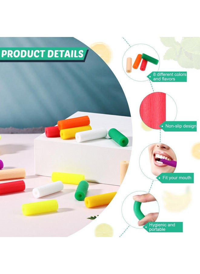 80 Pieces Chew Aligner Tray Seaters Colorful Aligner Seater Chew Chompers, 8 Colors