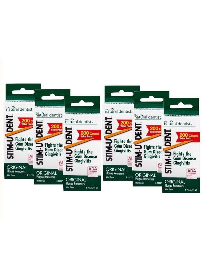 Plaque Removers, Value Pack, Mint, 8 Pk 25 Ea (Pack Of 6)