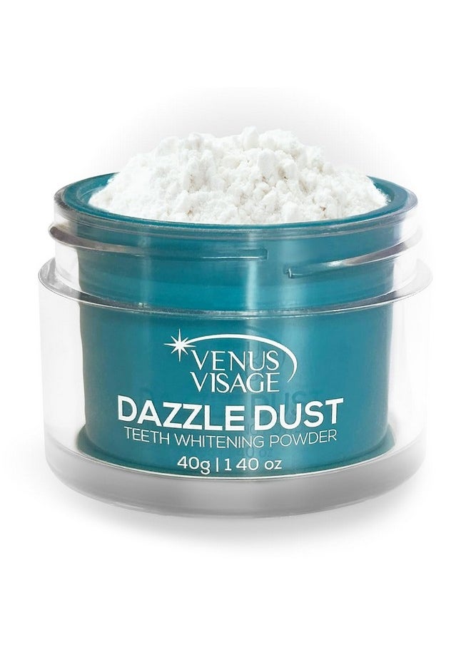 Dazzle Dust Teeth Whitening Powder, Enamel-Friendly Tooth Powder, Tooth Powder For Whitening And Stain Removal, Tooth Powder Toothpaste, Powdered Toothpaste For A Dazzling Smile (40 G)