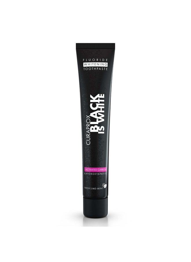 Black Is White Activated Charcoal Toothpaste, 90Ml