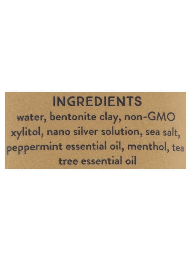Earthpaste With Silver, Natural Non-Fluoride Toothpaste, Peppermint, 4 Ounce (Pack Of 1)