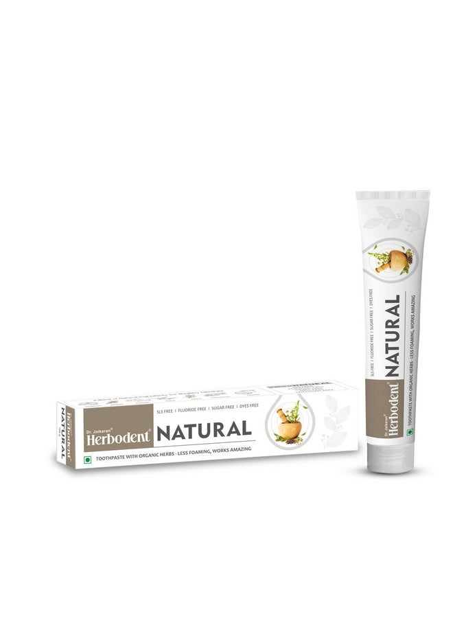 ® Natural Toothpaste - 3.53 Oz Pack Of 2 | Less Foaming, Works Amazing | Sls Free | Fluoride Free | Herbal Toothpaste With Neem, Clove & More Herbs