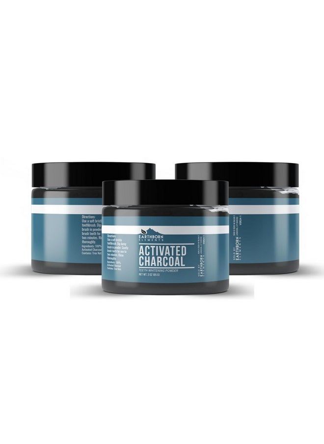 Activated Charcoal (3 Oz), Natural Teeth Whitening, Vegan & Gluten Free