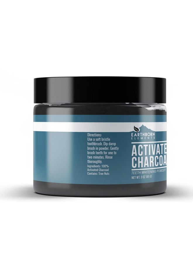 Activated Charcoal (3 Oz), Natural Teeth Whitening, Vegan & Gluten Free