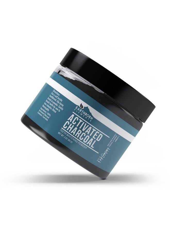 Activated Charcoal (3 Oz), Natural Teeth Whitening, Vegan & Gluten Free