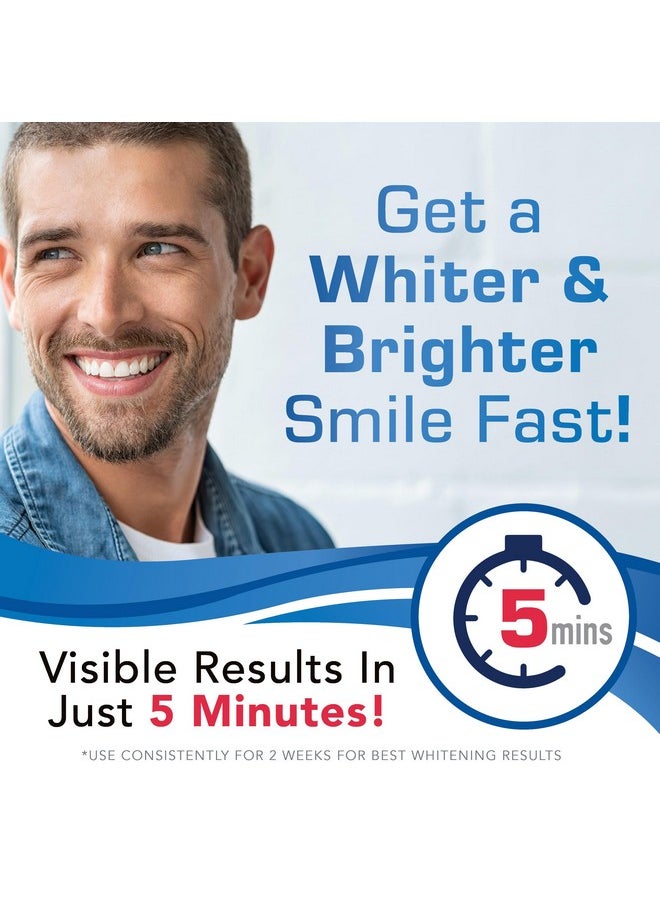 Whitening Kit - 5 Minute Speed Whitening Gel & Comfort Fit Mouth Tray - Professional Teeth Whitening Kit W/Dentist Approved Ingredient For Tooth Whitening (2 Oz)