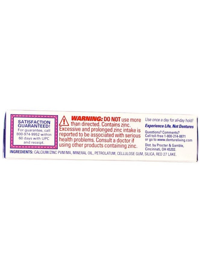 Denture Adhesive Cream Original, Multi, 0.75 Oz, Pack Of 4