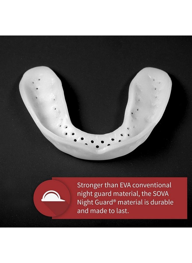 Max Night Guard - 2.4Mm Thin - Custom-Molded Fit - Protects Against Nighttime Teeth Grinding & Clenching - Odor & Taste Free - Remoldable Up To 20 Times - Non Toxic