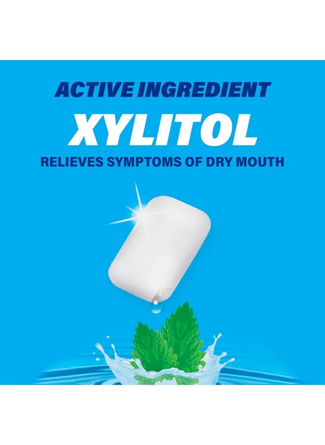 Dry Mouth Moisturizing Gum, 20 Pieces, With Xylitol, Sugar Free Soothing Mint