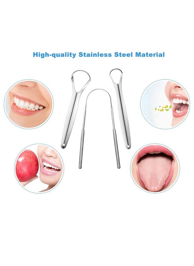S Metal Tongue Scraper, Tongue Scrapers For Adults, Stainless Steel Tounge Scrappers, Tounge Scraper, Portable Tongue Scrappers Ylyl