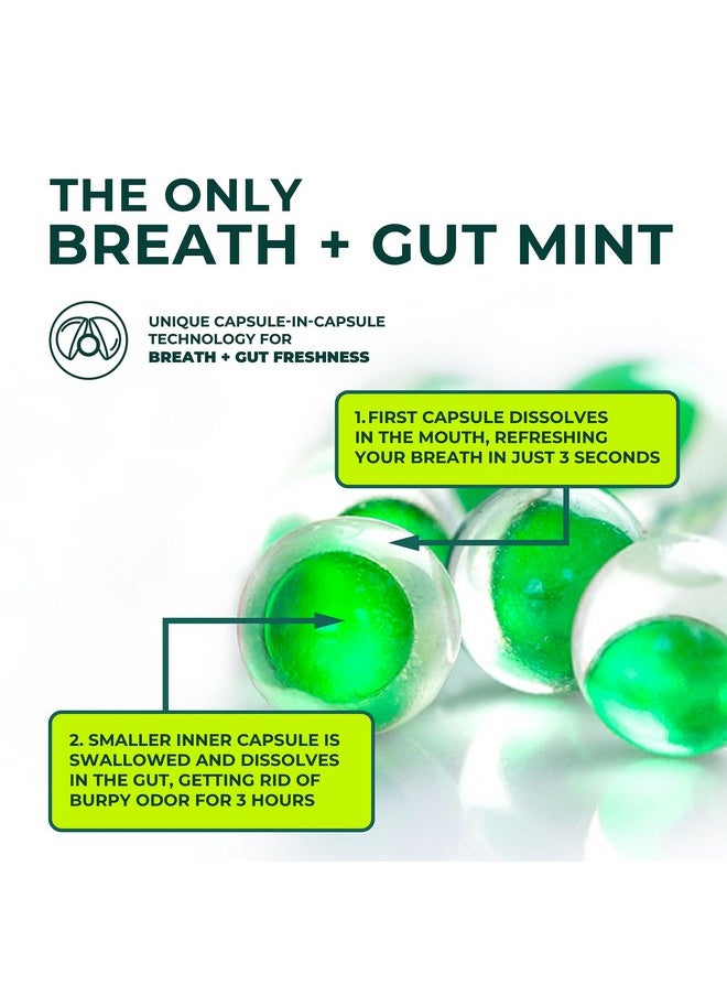 Mints | Dual Action Liquid Capsules | Mouth Watering Mint - Lasts 3X Longer - 3X Stronger - Extreme Bad Breath Treatment For Adults - Sugar Free, 0 Calorie - Melon - 10 Pack - 300 Capsules