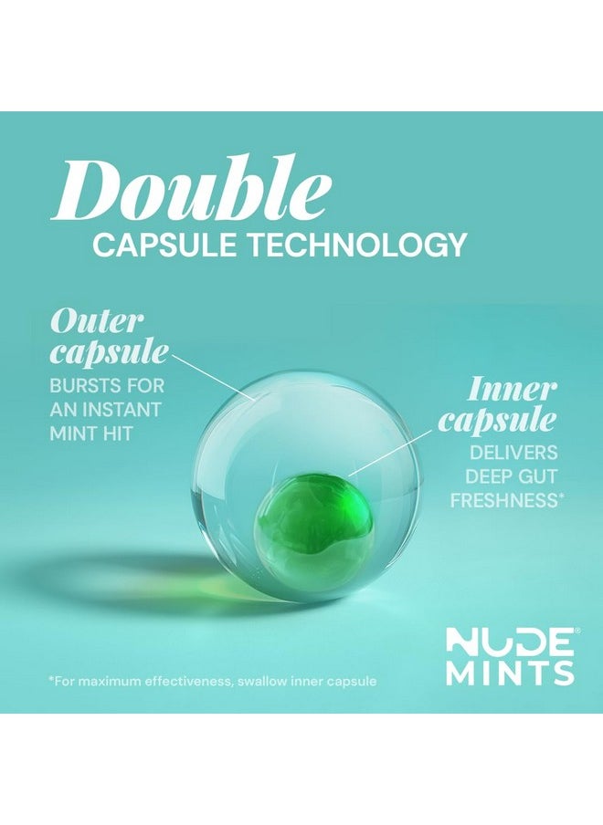 Mints | Dual Action Liquid Capsules | Mouth Watering Mint - Lasts 3X Longer - 3X Stronger - Extreme Bad Breath Treatment For Adults - Sugar Free, 0 Calorie - Variety - 5 Pack - 150 Capsules