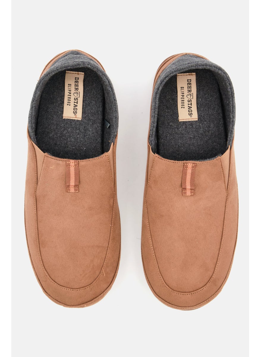 Men Medium Campo Slip On Casual Shoes, Chesnut/Grey