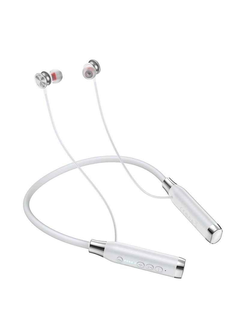 hoco ES62 Pretty Neck-Hang Bluetooth Earphones – 120 Hours Playtime, TF Card Support, and Lightweight Design