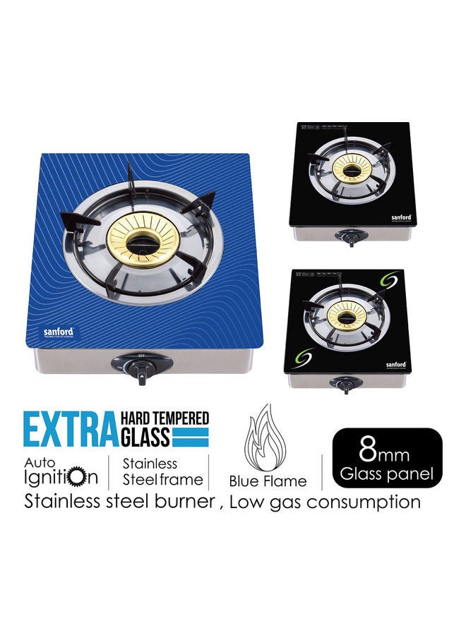 Glass Gas Stove 1 Burner SF5114GC B Blue