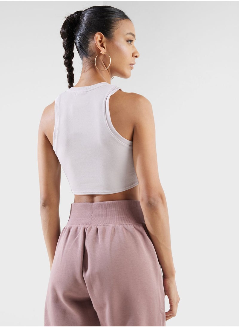 Nsw Essential Ribbed Cropped Tank