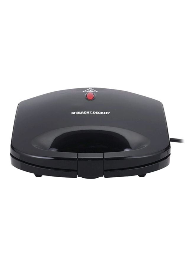 Renewed - Sandwich Maker Non-Stick With 2 Slice (Damaged Box) 600 W TS1000-B5 Black