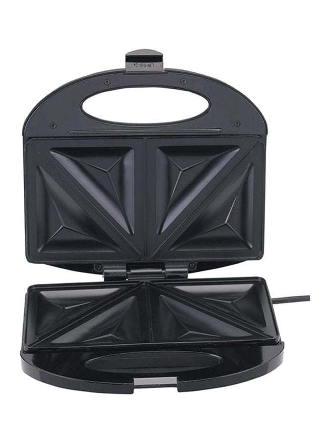 Renewed - Sandwich Maker Non-Stick With 2 Slice (Damaged Box) 600 W TS1000-B5 Black