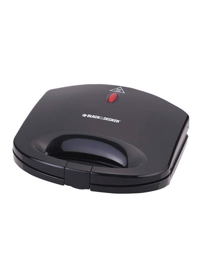 Renewed - Sandwich Maker Non-Stick With 2 Slice (Damaged Box) 600 W TS1000-B5 Black