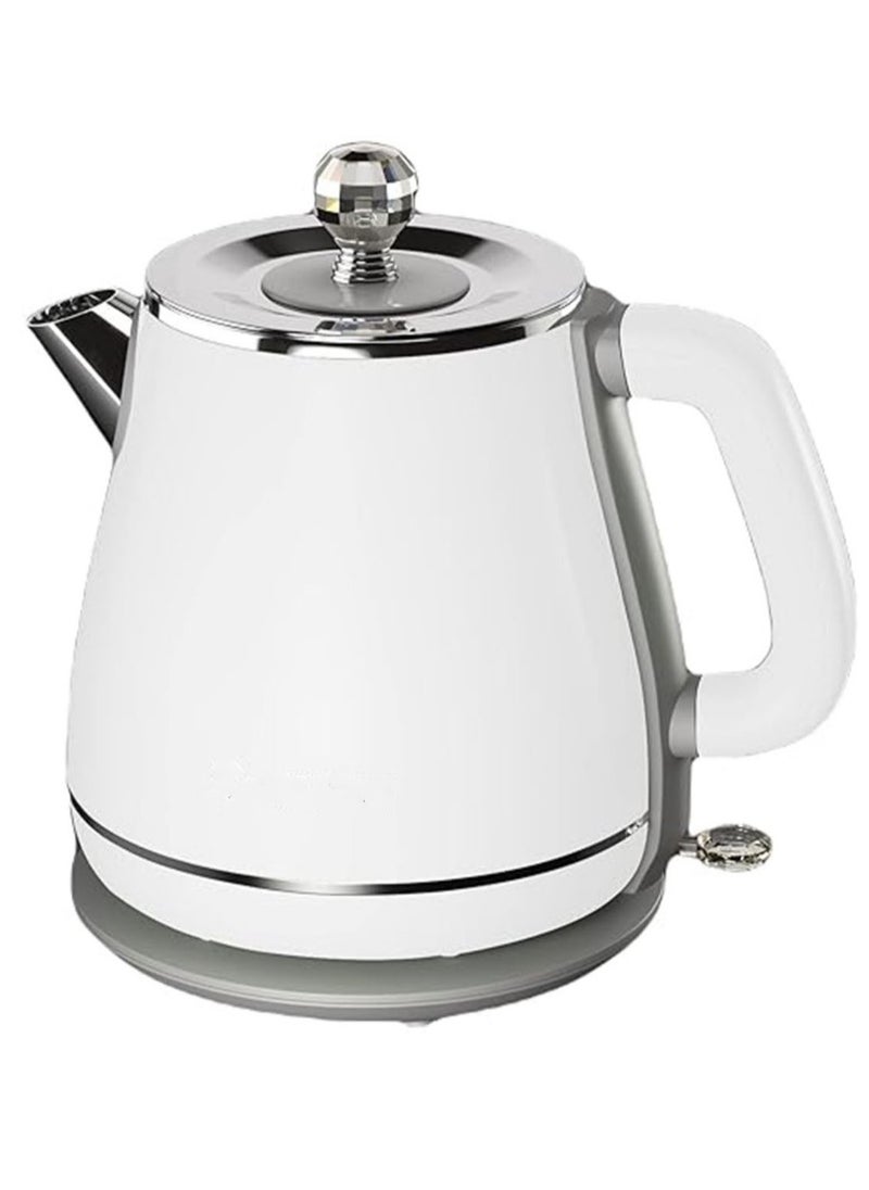 Stainless Steel Electric Kettle 1.8L with Double Layer Body & Detachable Lid YD-1830 Indicator Light Temperature Control with Overheat Protection