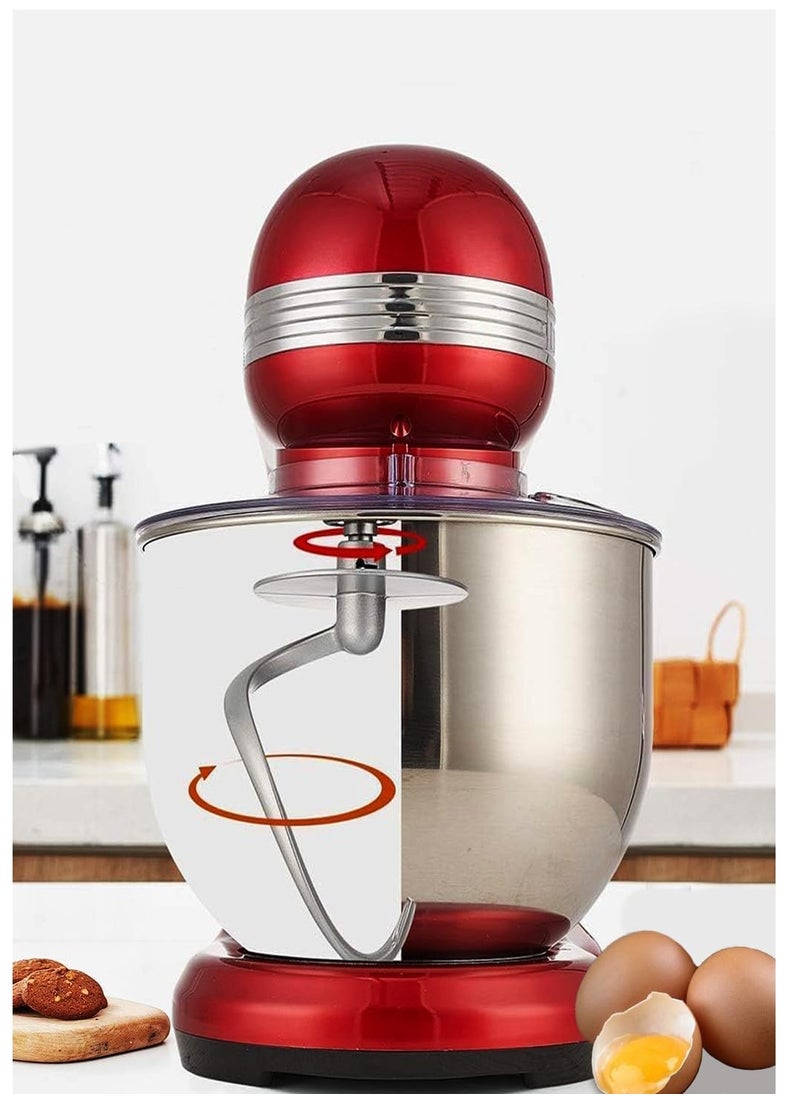 Roll over image to zoom in MEBASHI 5L Stand Bowl Mixer, 1200W, 8 Speed Levels, Stainless Steel Bowl- ME-SBM1111 (Red)