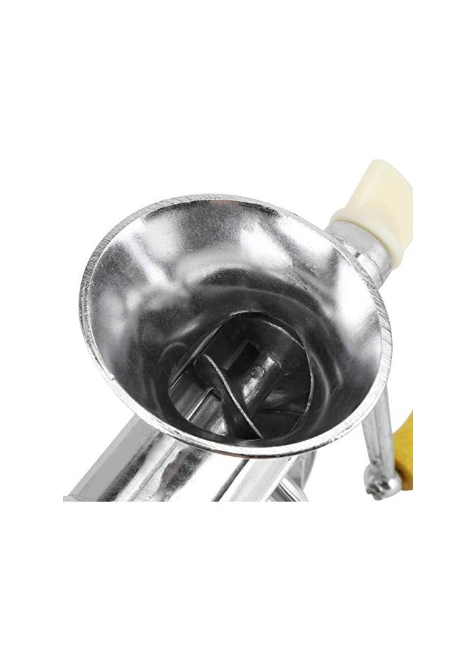 Manual Meat Grinder Hand Crank Aluminium Alloy Multifunction Grinding Machine Sausage Making Machine for Sausage Beef Chicken