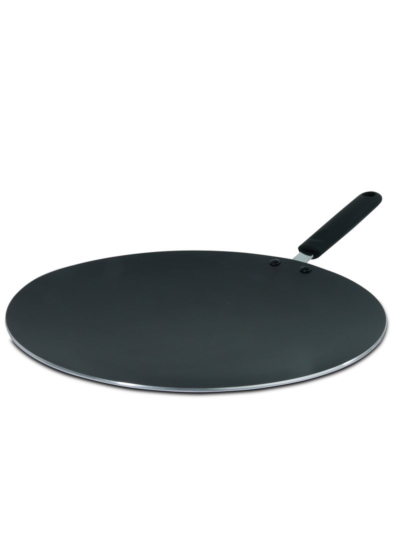 HOMEWAY Nonstick Concave Tawa 30cm - Induction & Gas Stove Compatible, Premium Nonstick Cookware for Easy Cooking