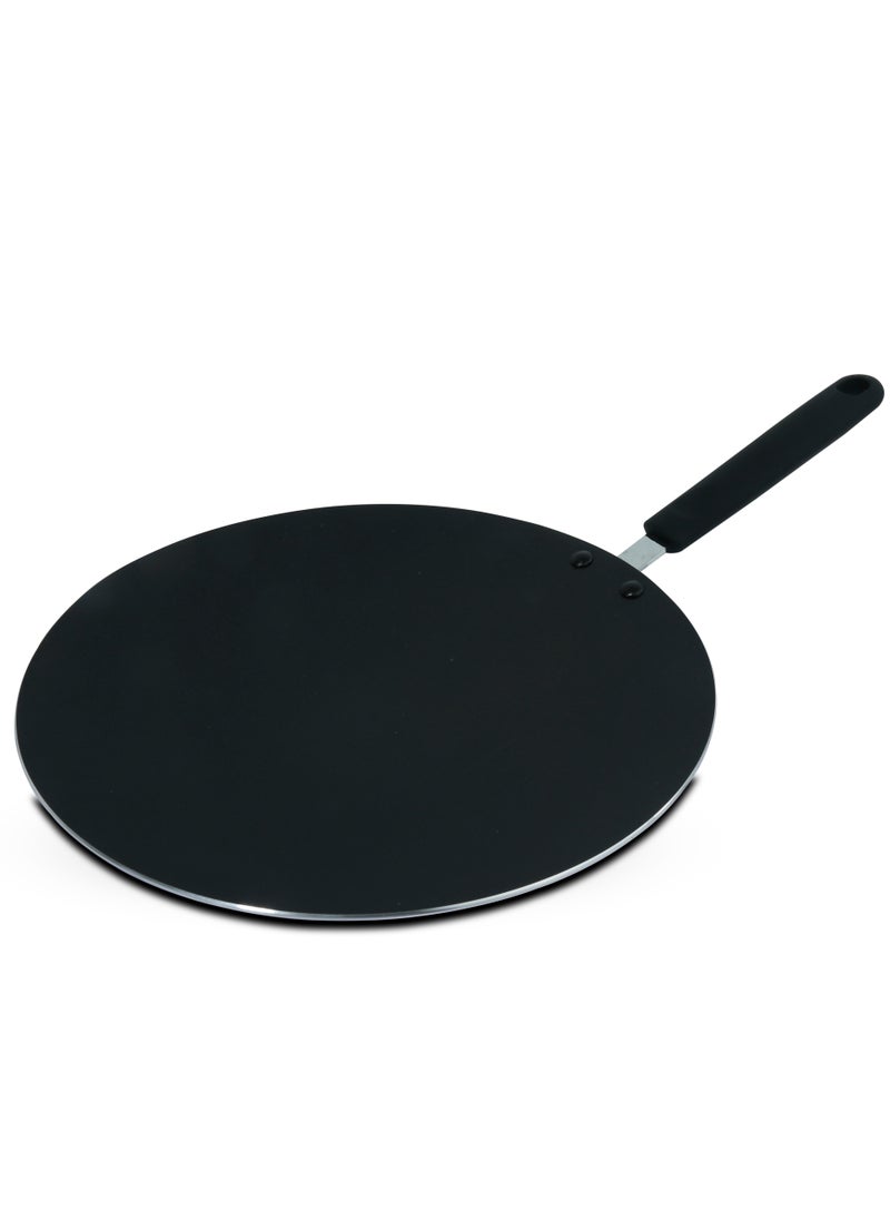 HOMEWAY Nonstick Concave Tawa 30cm - Induction & Gas Stove Compatible, Premium Nonstick Cookware for Easy Cooking