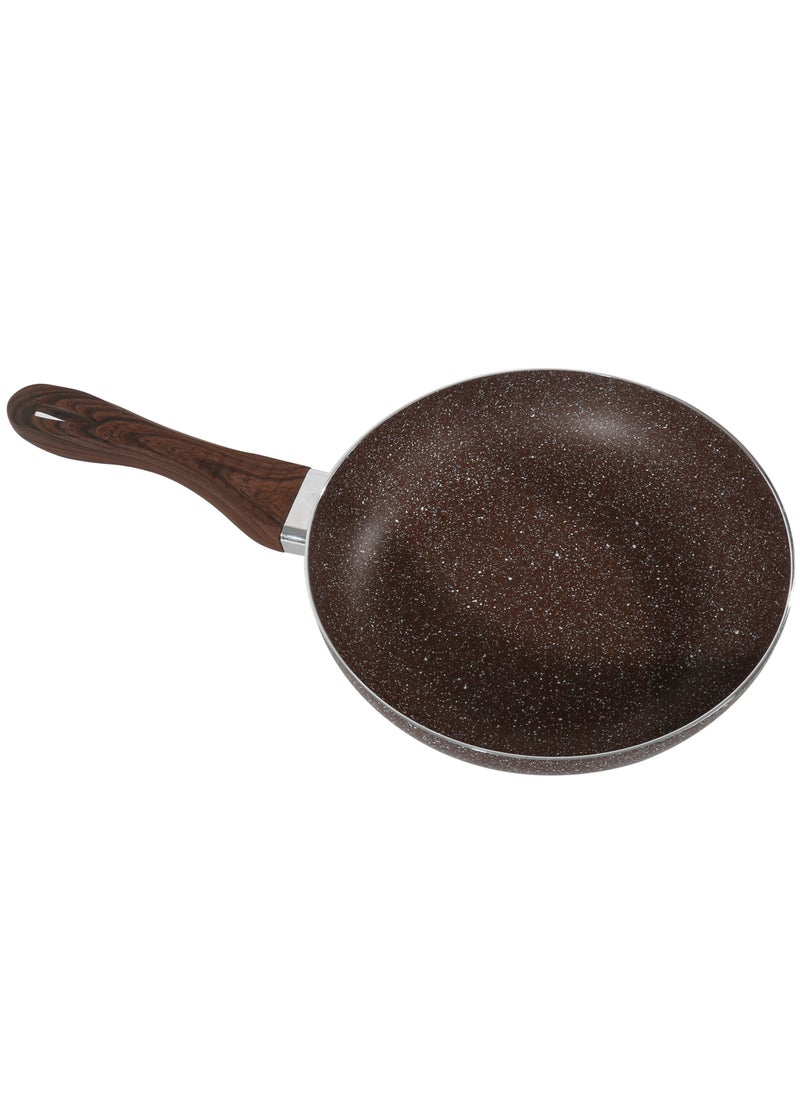 HOMEWAY Marble Coated Frypan 32cm - Nonstick, Durable, & Scratch-Resistant Cookware