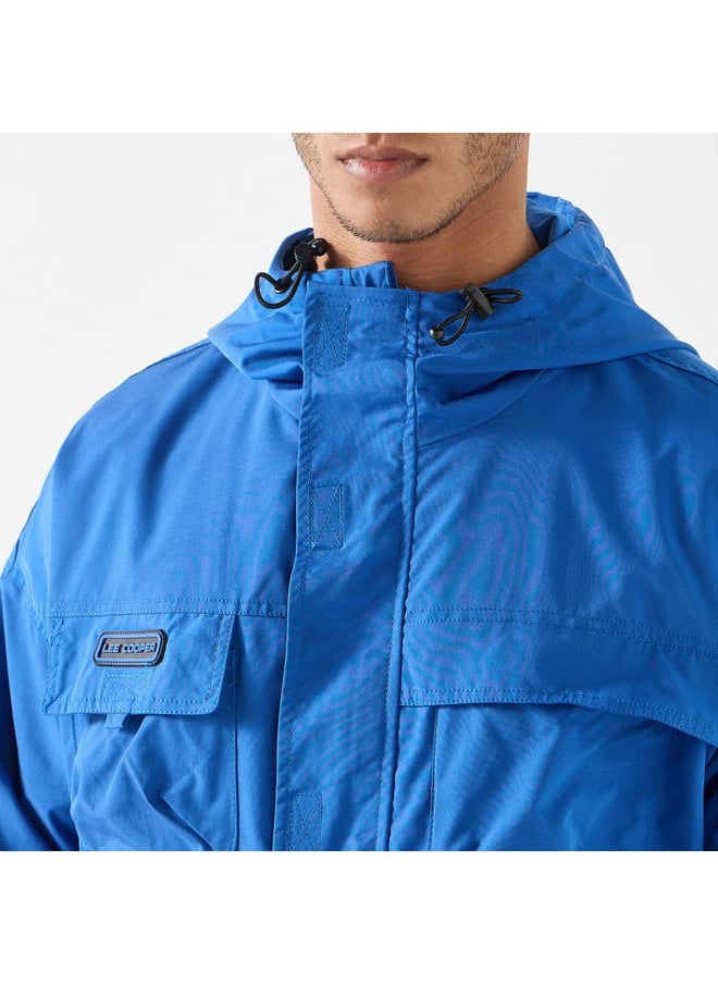 Lee Cooper Solid Jacket with Hood and Pockets